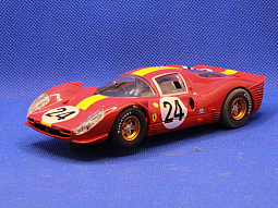 Slotcars66 Ferrari 330 P4 1/32nd scale Scalextric slot car red Le Mans 1967 #24 - 
